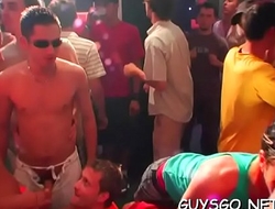 Men only party turns into a wild gay fuckfest with ripped studs