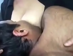 Indian Sexy hot horny milf teen stranger boob press in car