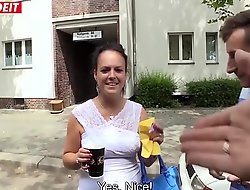 LETSDOEIT - Amateur German Milf Picked Less and Fucked Helter-skelter the Fore