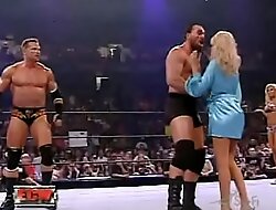 wwe - ECW Original Bikini Hand-to-hand encounter - Torrie Wilson vs. Kelly Kelly 2006 8-22